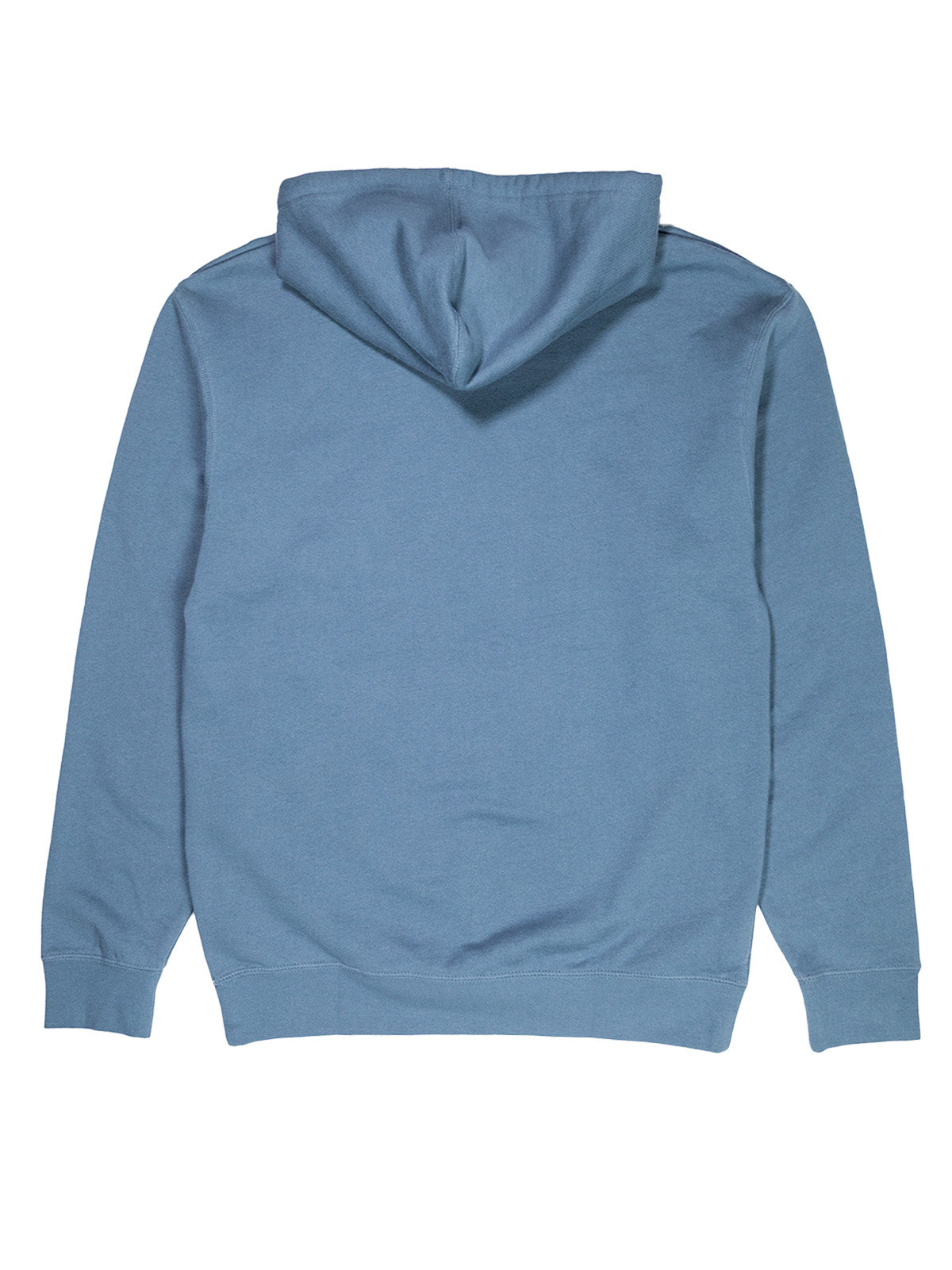 Cursive Embroidered Hoodie - Slate Blue