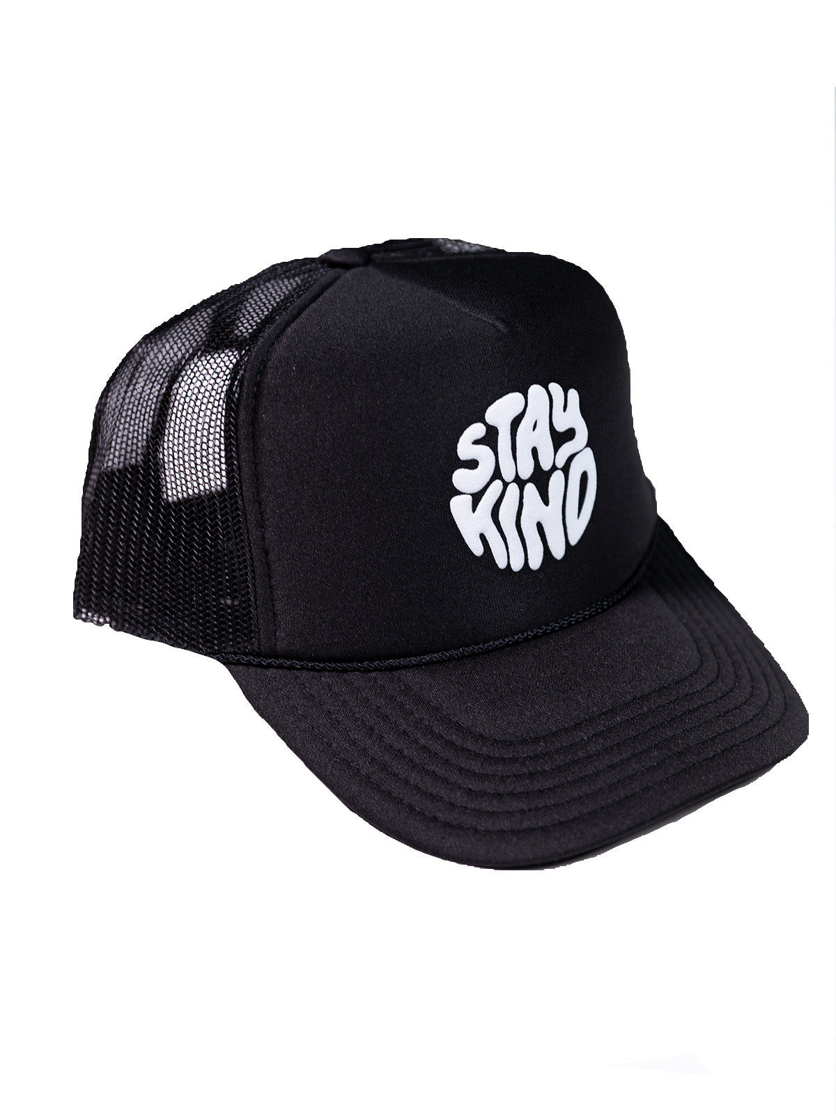 Stay Kind Remix Trucker Hat - Black