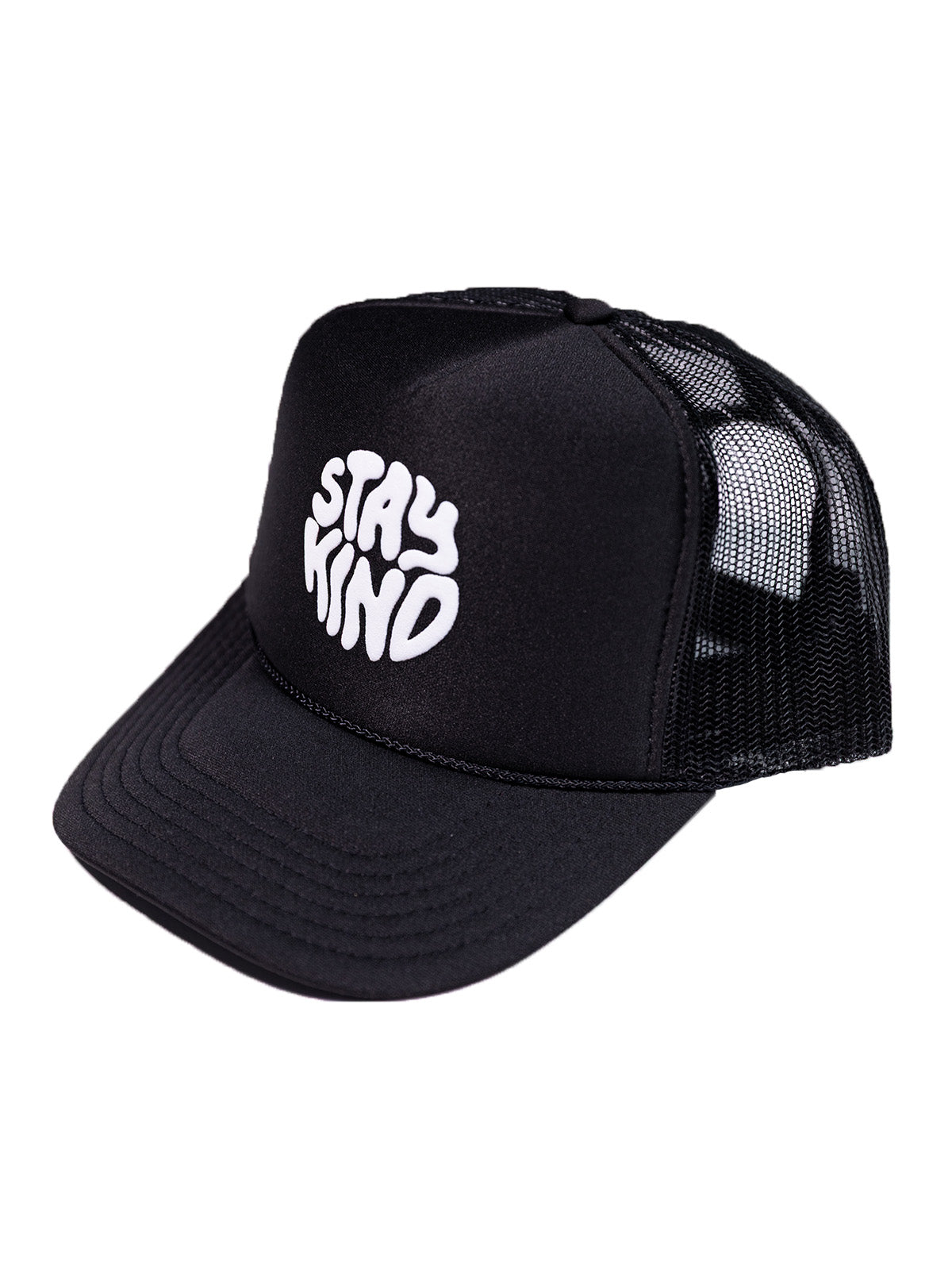 Stay Kind Remix Trucker Hat - Black