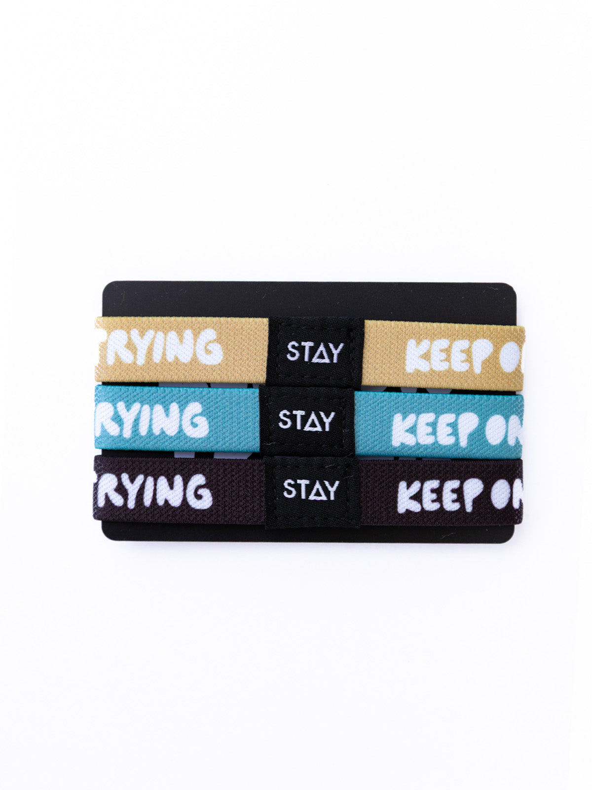 Keep On Trying Elastic Bracelet Pack