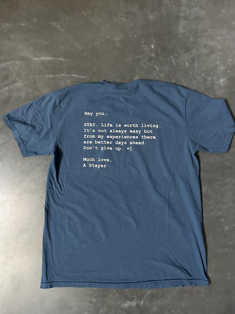 Note Tee - Midnight