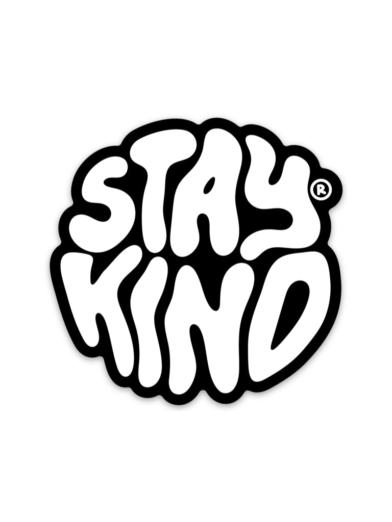 Stay Kind Remix Sticker - Black