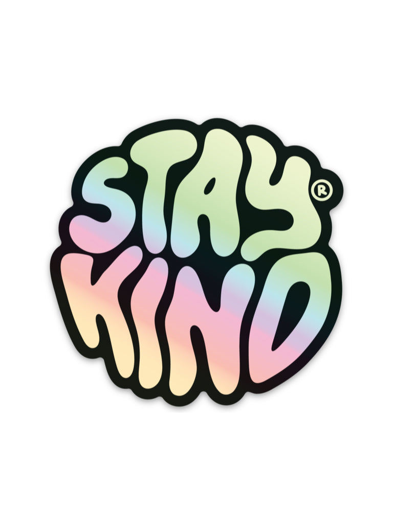 Stay Kind Remix Sticker - Holographic