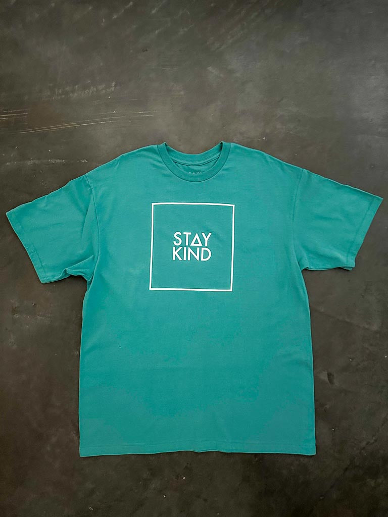 Stay Kind Tee - Seafoam