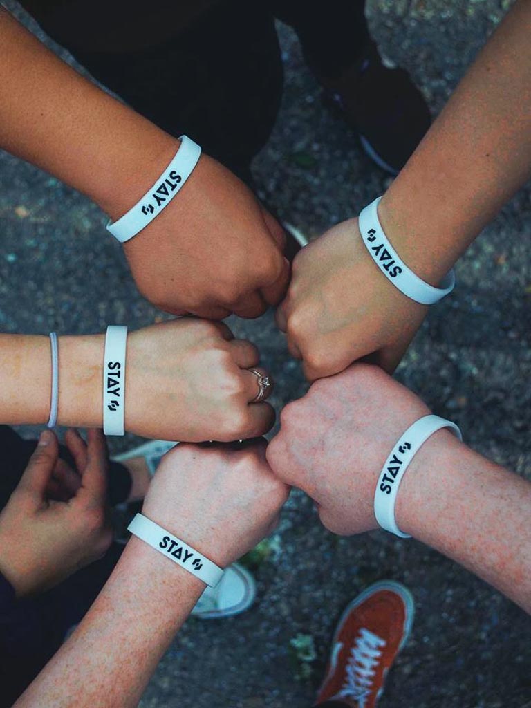 STAY Wristband - White