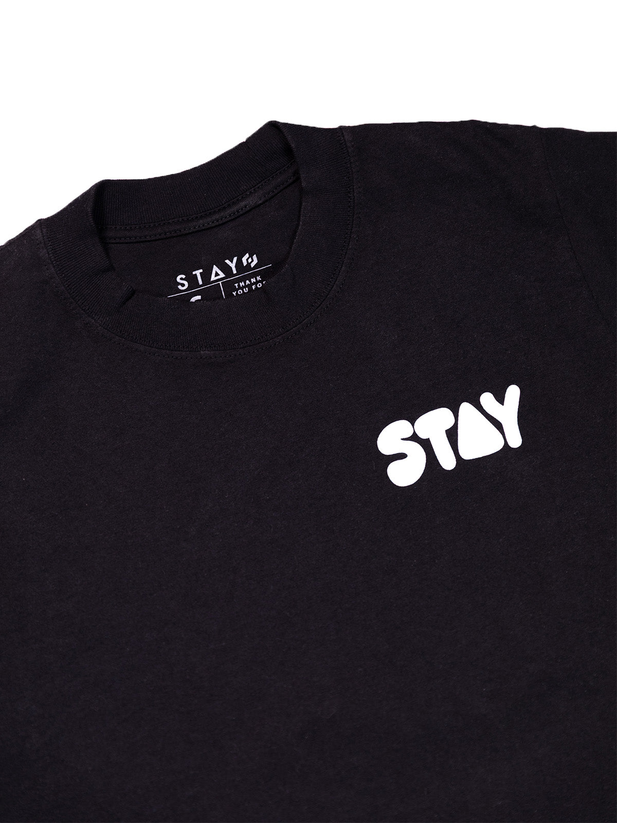Keep On Trying Oversized Tee - Black