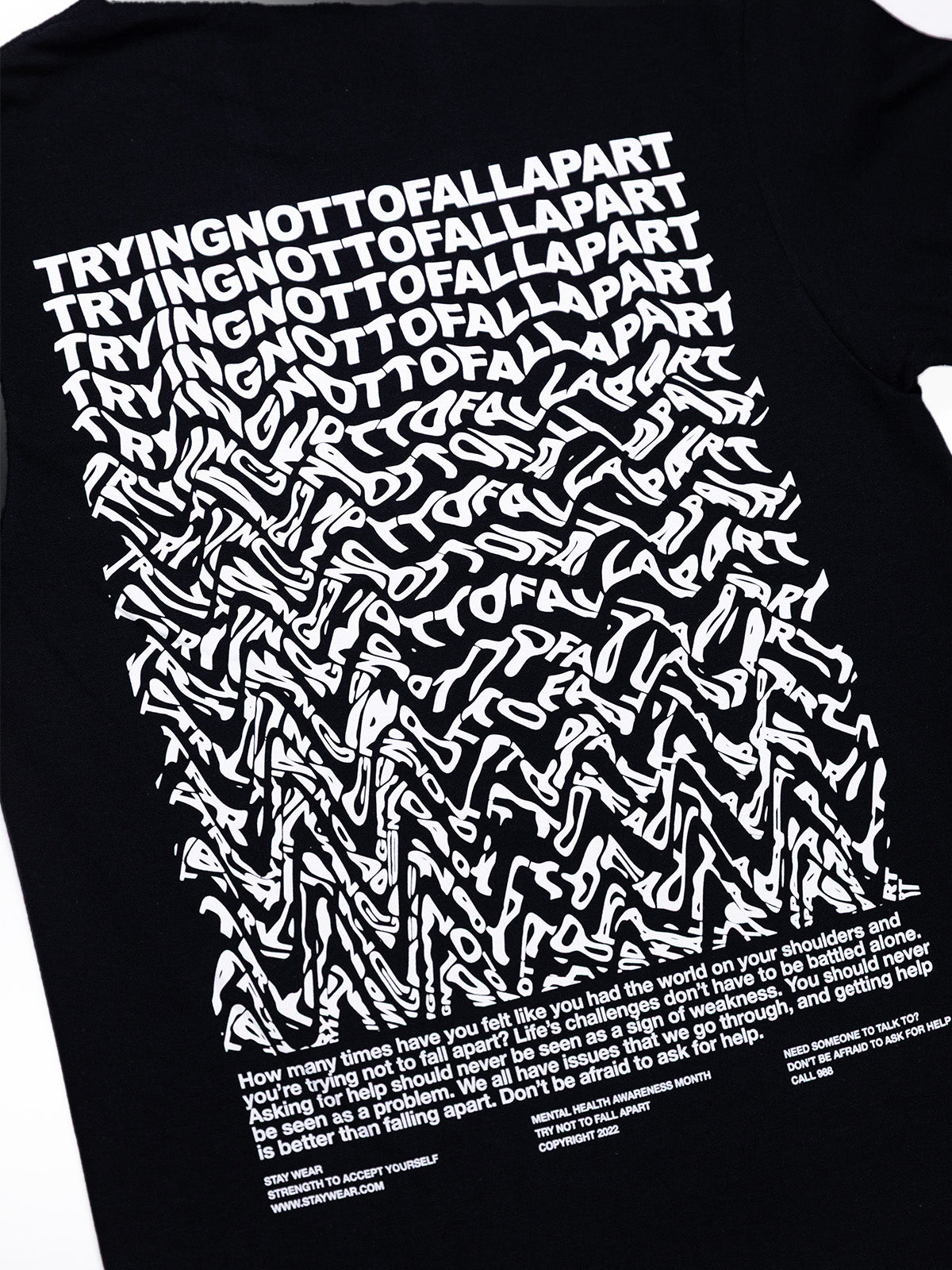 Trying Tee - Black