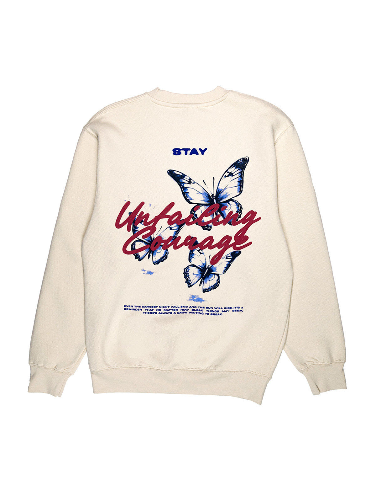 Unfailing Courage Sweatshirt - Sand