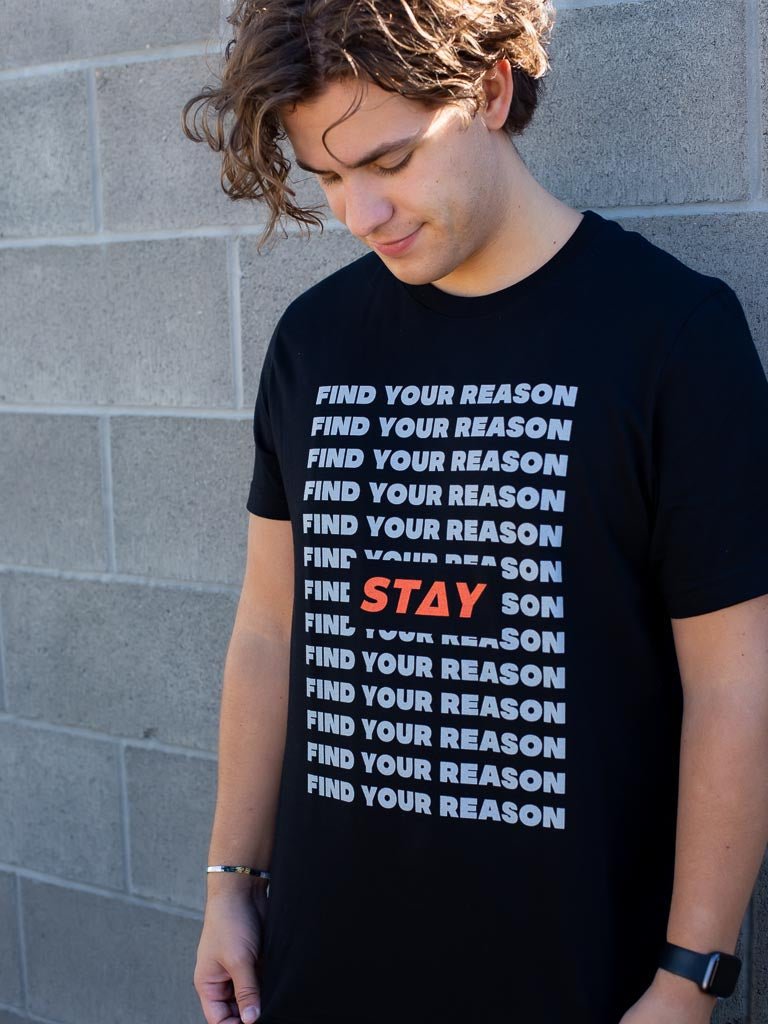 Printed Black T Shirt | Unisex Black T Shirt | STAY WEAR