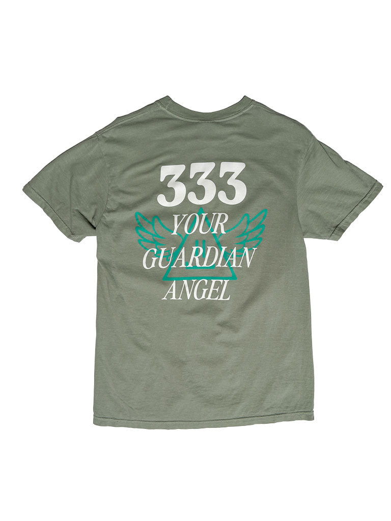 333 Angel Number Tee - Agave