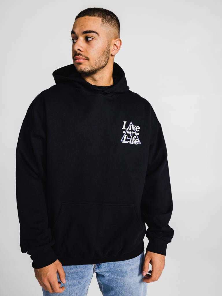 Unisex Oversized Printed Hoodie | Black Oversized Hoodie | STAY WEAR