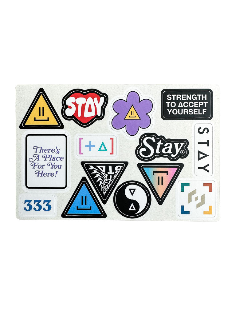 Stay Sticker Sheet