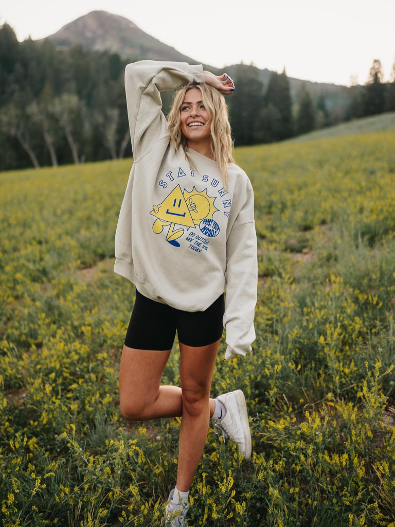 Stay Sunny Sweatshirt - Sand