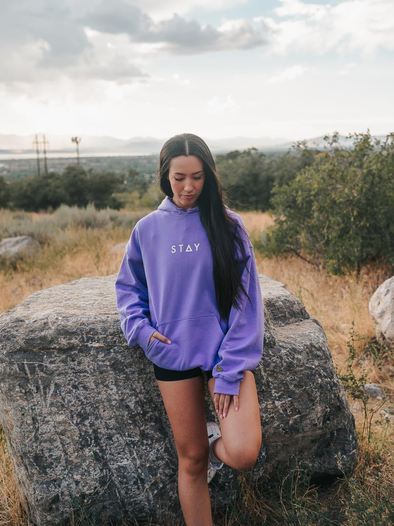 The Best Is Yet To Come Hoodie - Violet