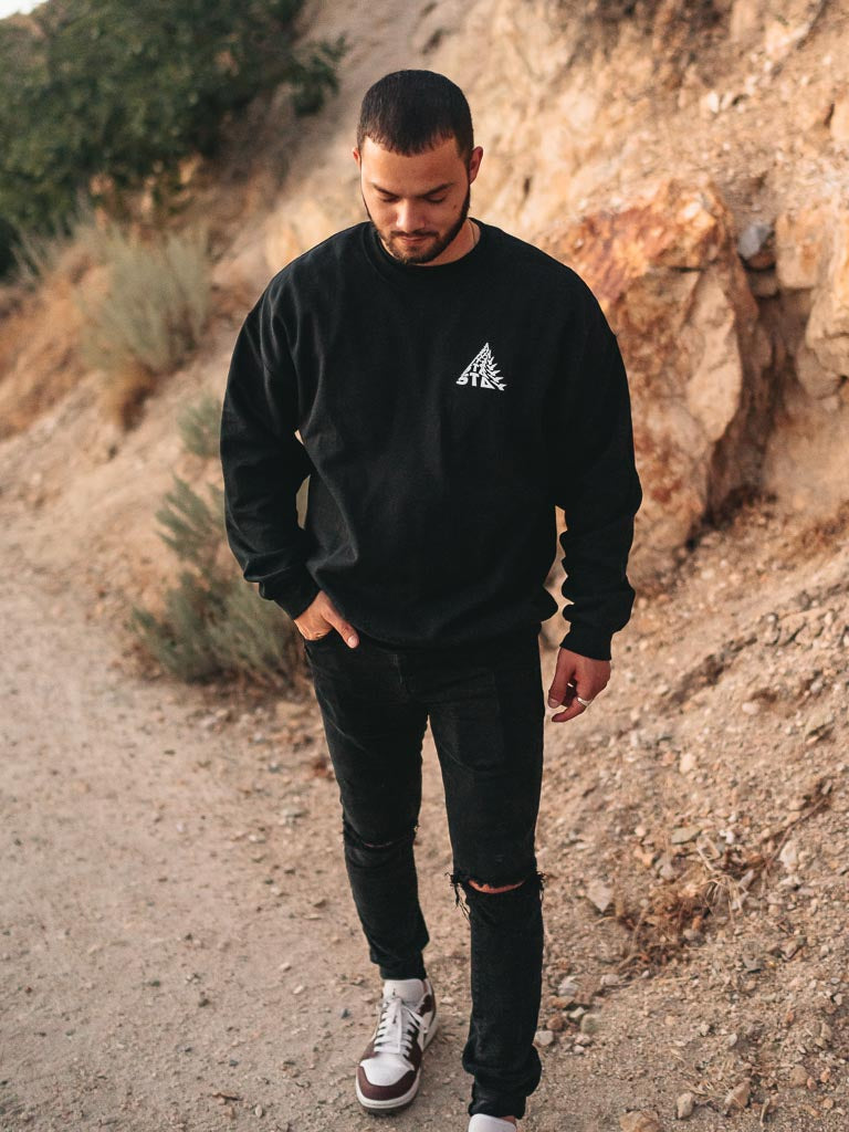 Trying Sweatshirt - Black