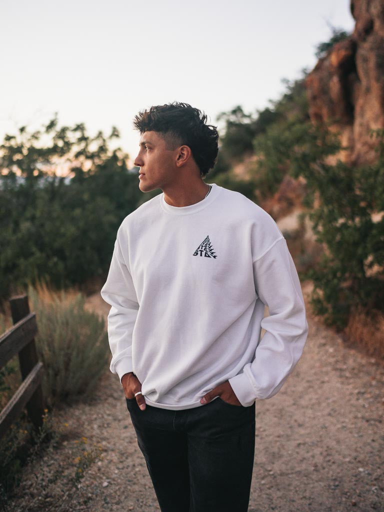 Trying Sweatshirt - White
