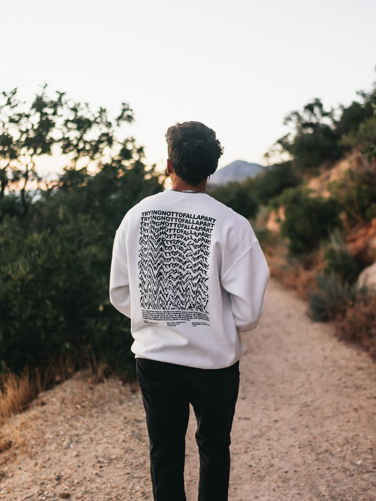 Trying Sweatshirt - White