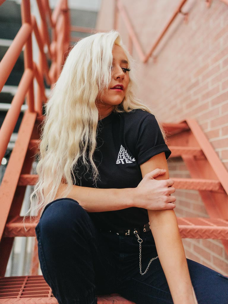 Trying Tee - Black