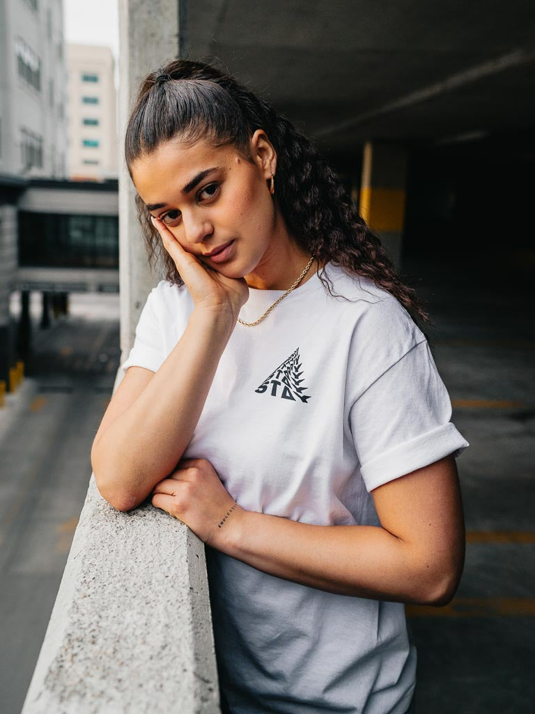Trying Tee - White