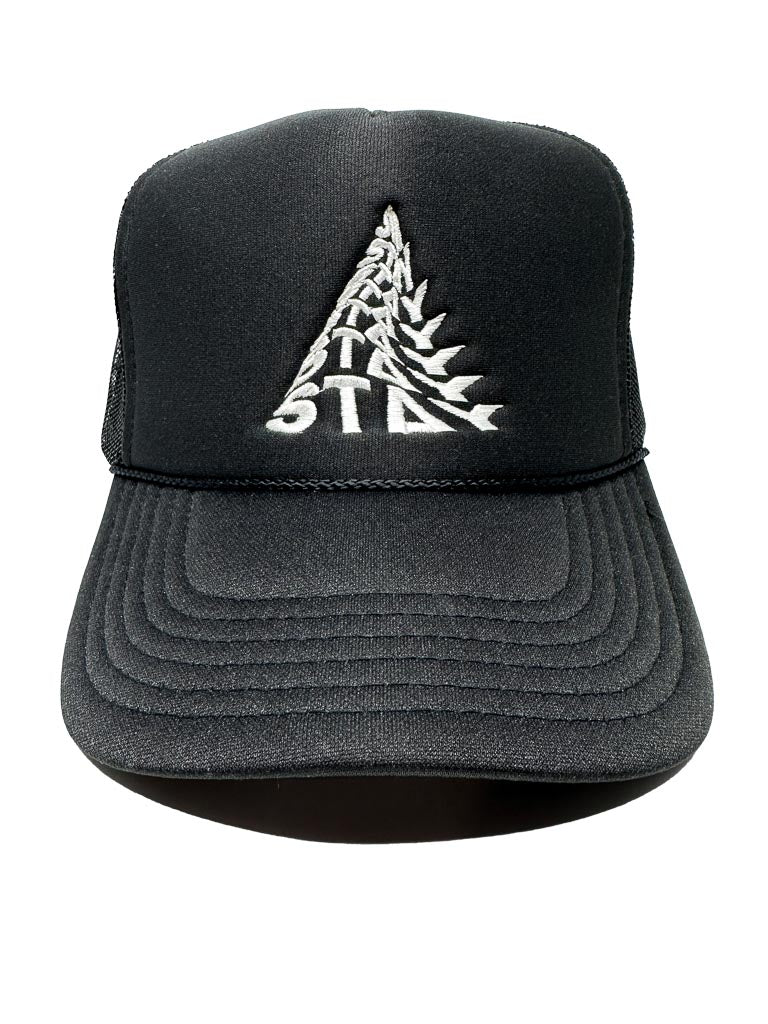 Trying Trucker Hat - Black