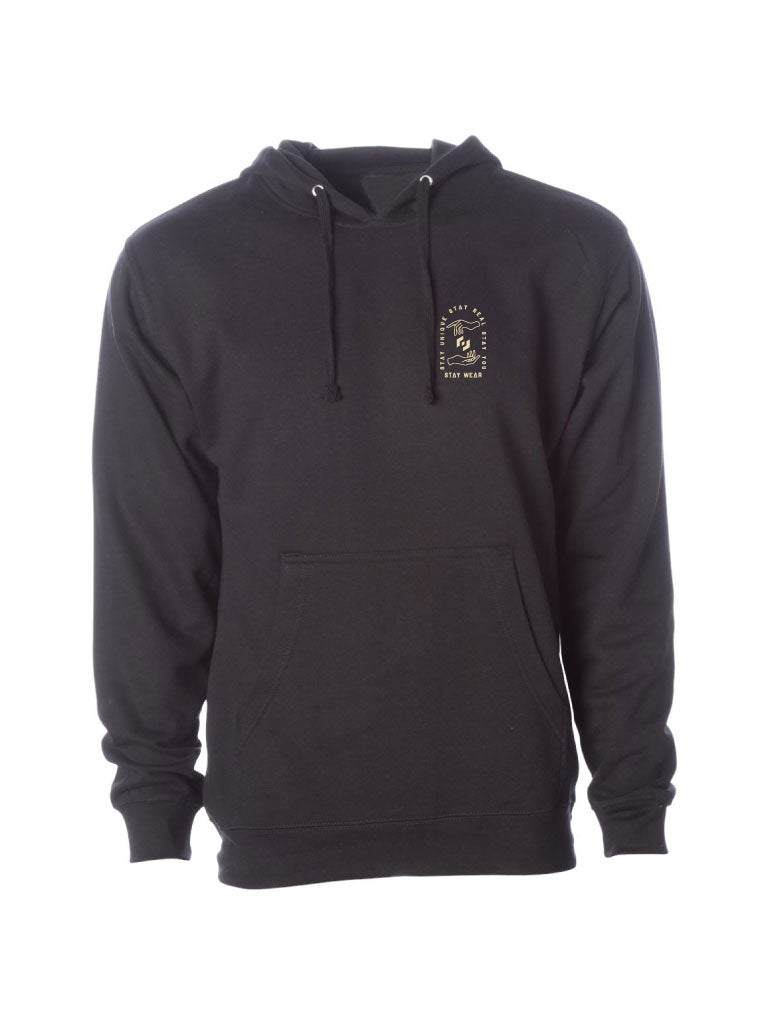 Reach Out Hoodie - Black - STAY WEAR