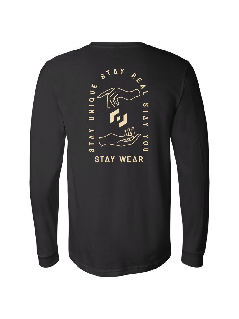 Reach Out Long Sleeve - Black - STAY WEAR