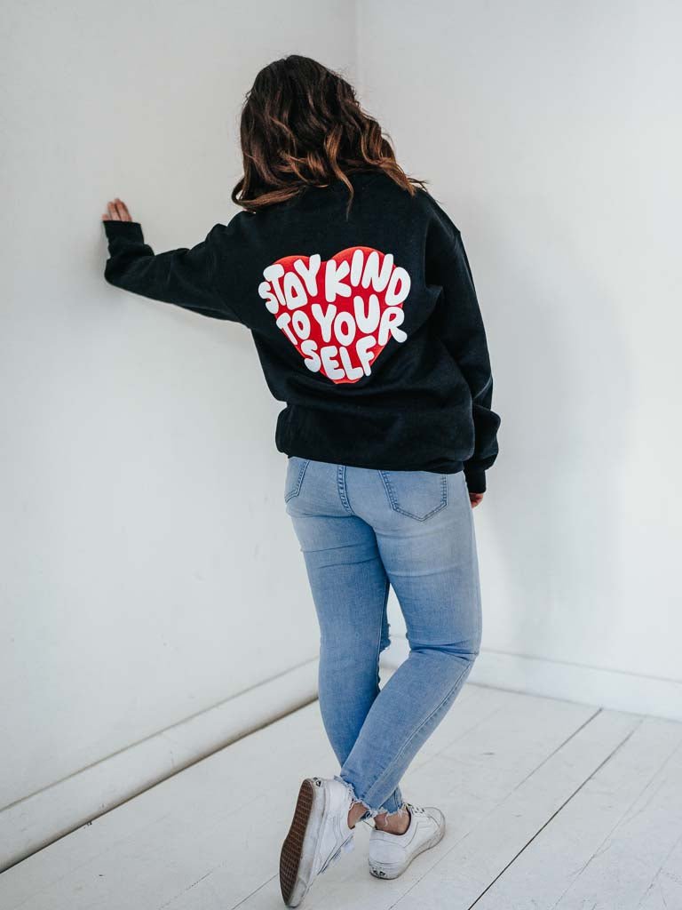 Self Love Sweatshirt - Black - STAY WEAR