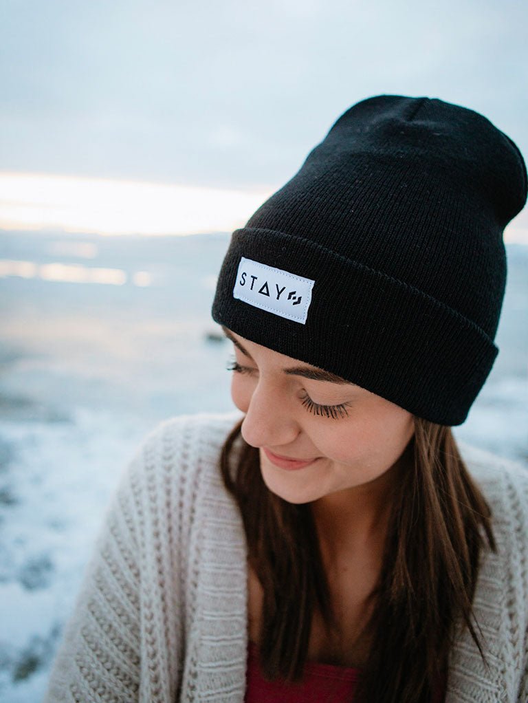 Staple Beanie - Black - STAY WEAR