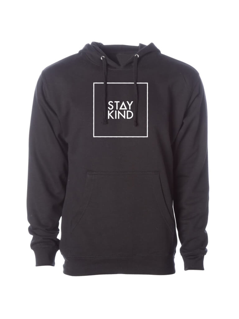 Stay Kind Hoodie - Black - STAY WEAR