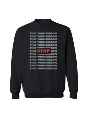 Find Your Reason Sweatshirt - Black
