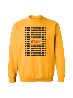 Find Your Reason Sweatshirt - Gold