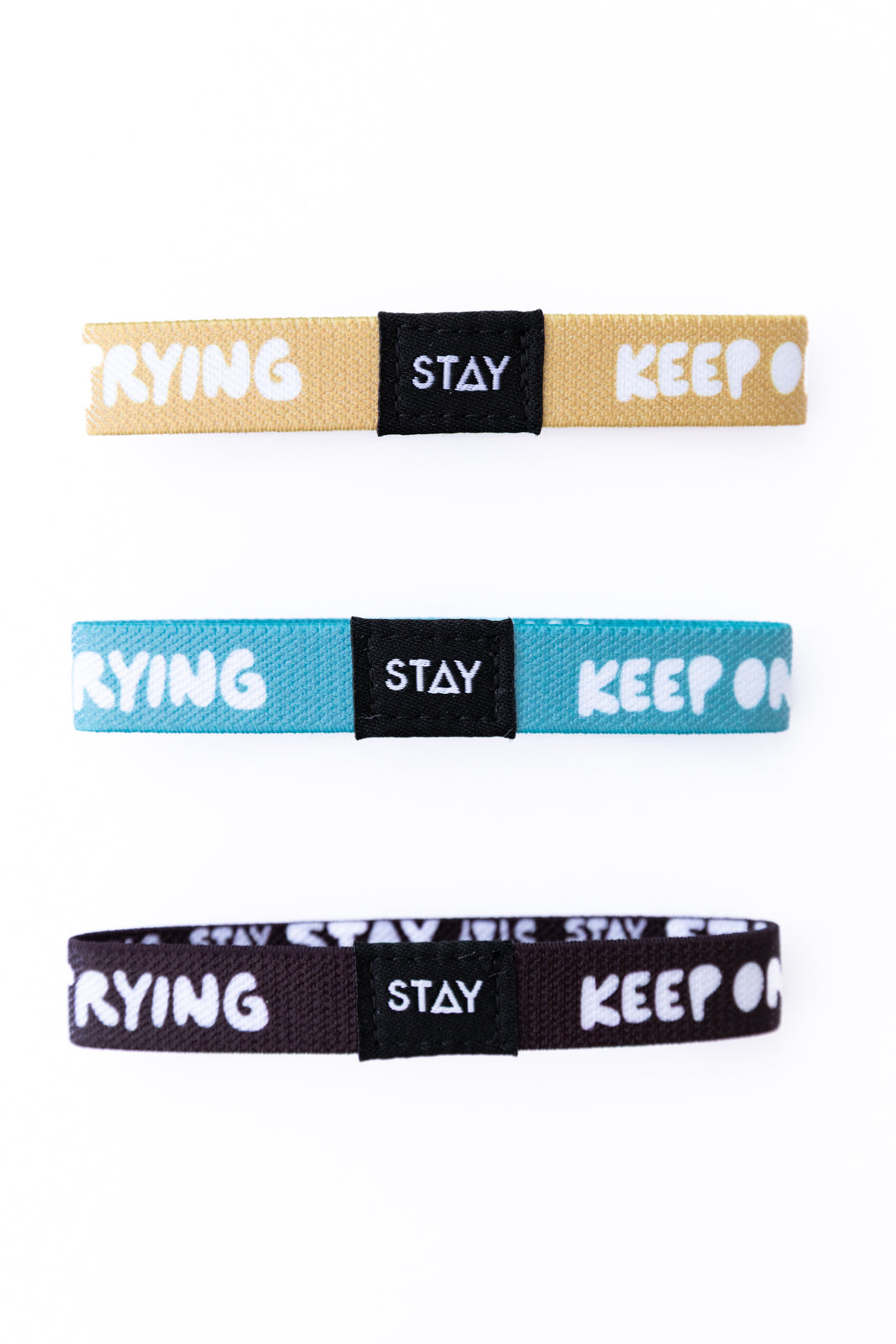 Keep On Trying Elastic Bracelet Pack