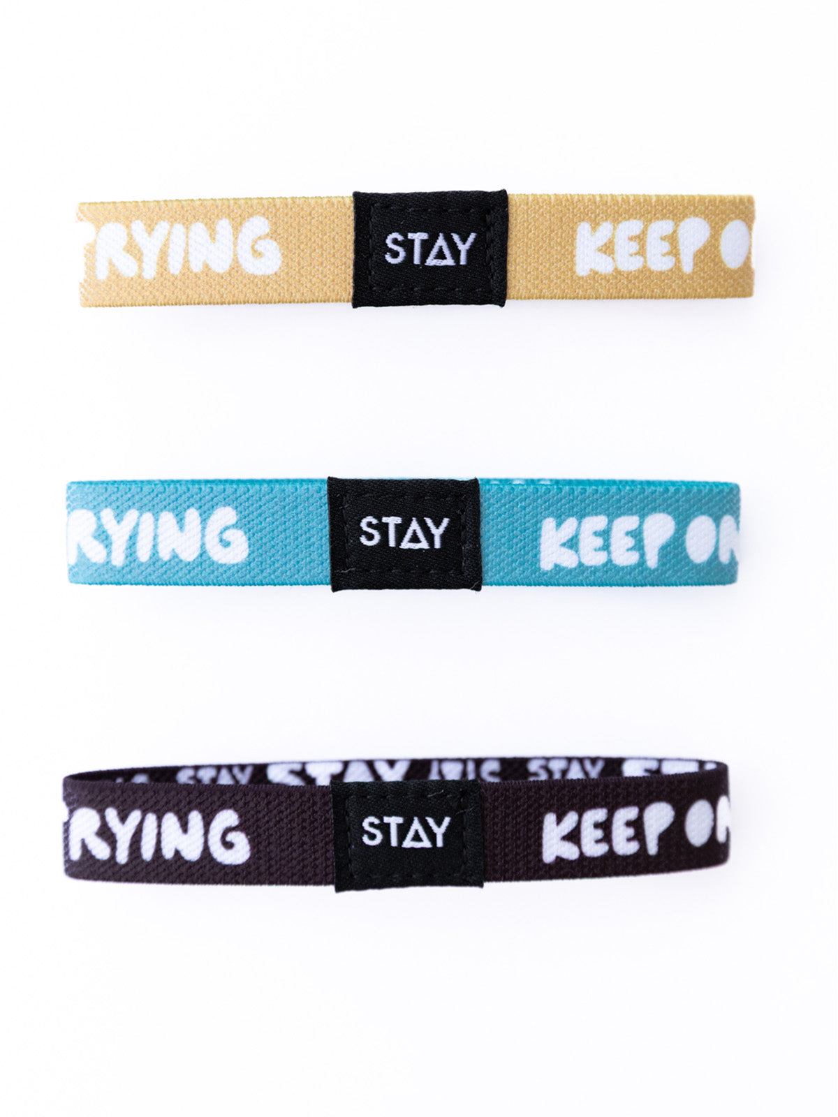 Keep On Trying Elastic Bracelet Pack
