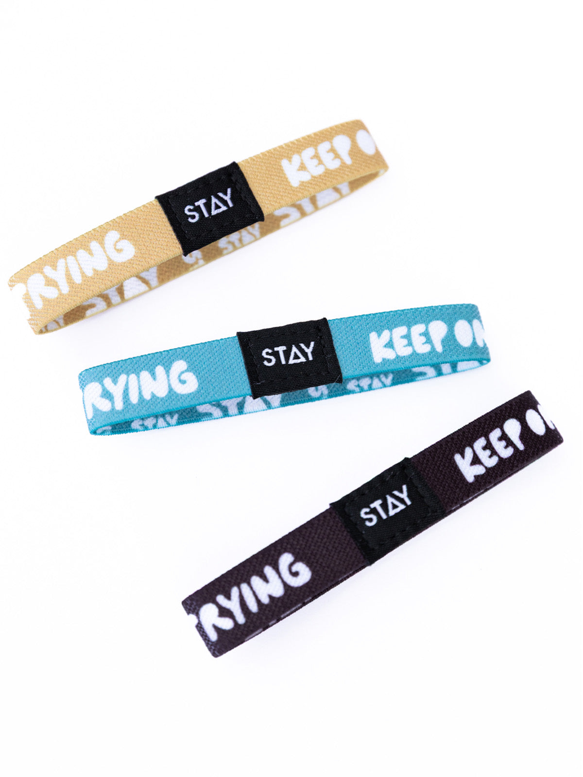 Keep On Trying Elastic Bracelet Pack