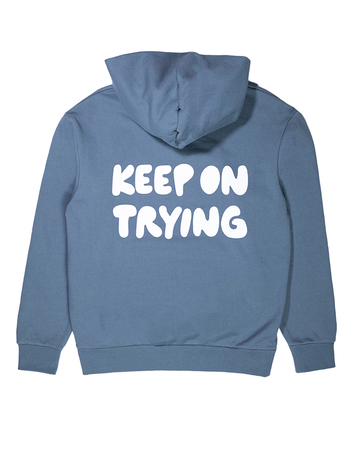 Keep On Trying Hoodie - Slate Blue
