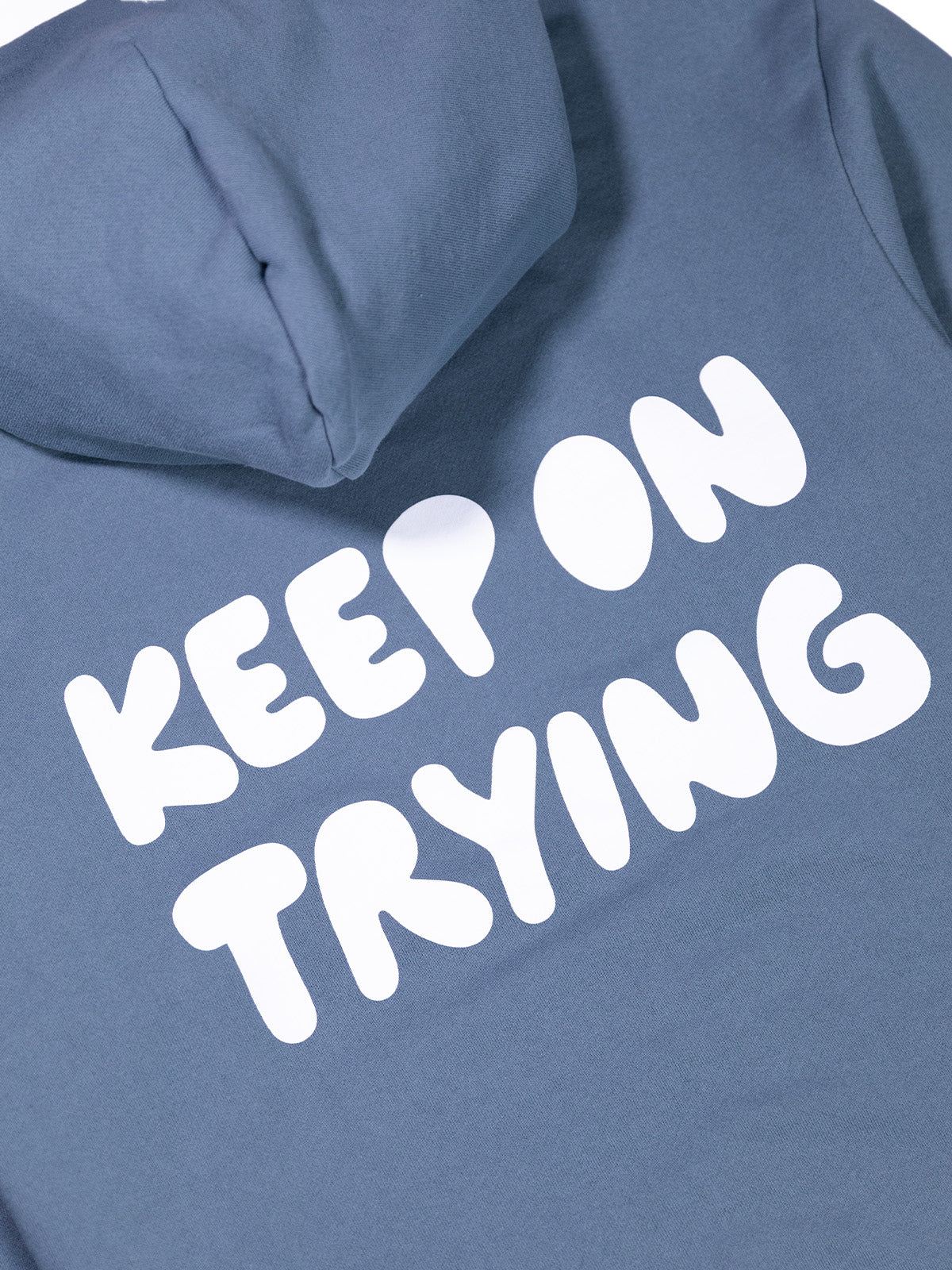 Keep On Trying Hoodie - Slate Blue