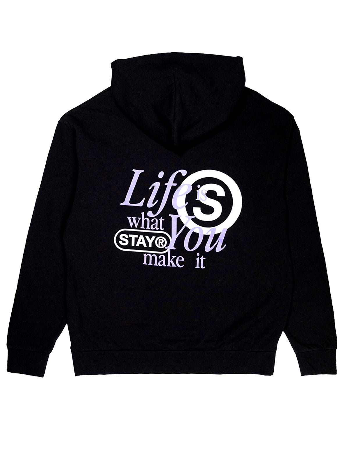 Life Is What You Make It Hoodie - Black
