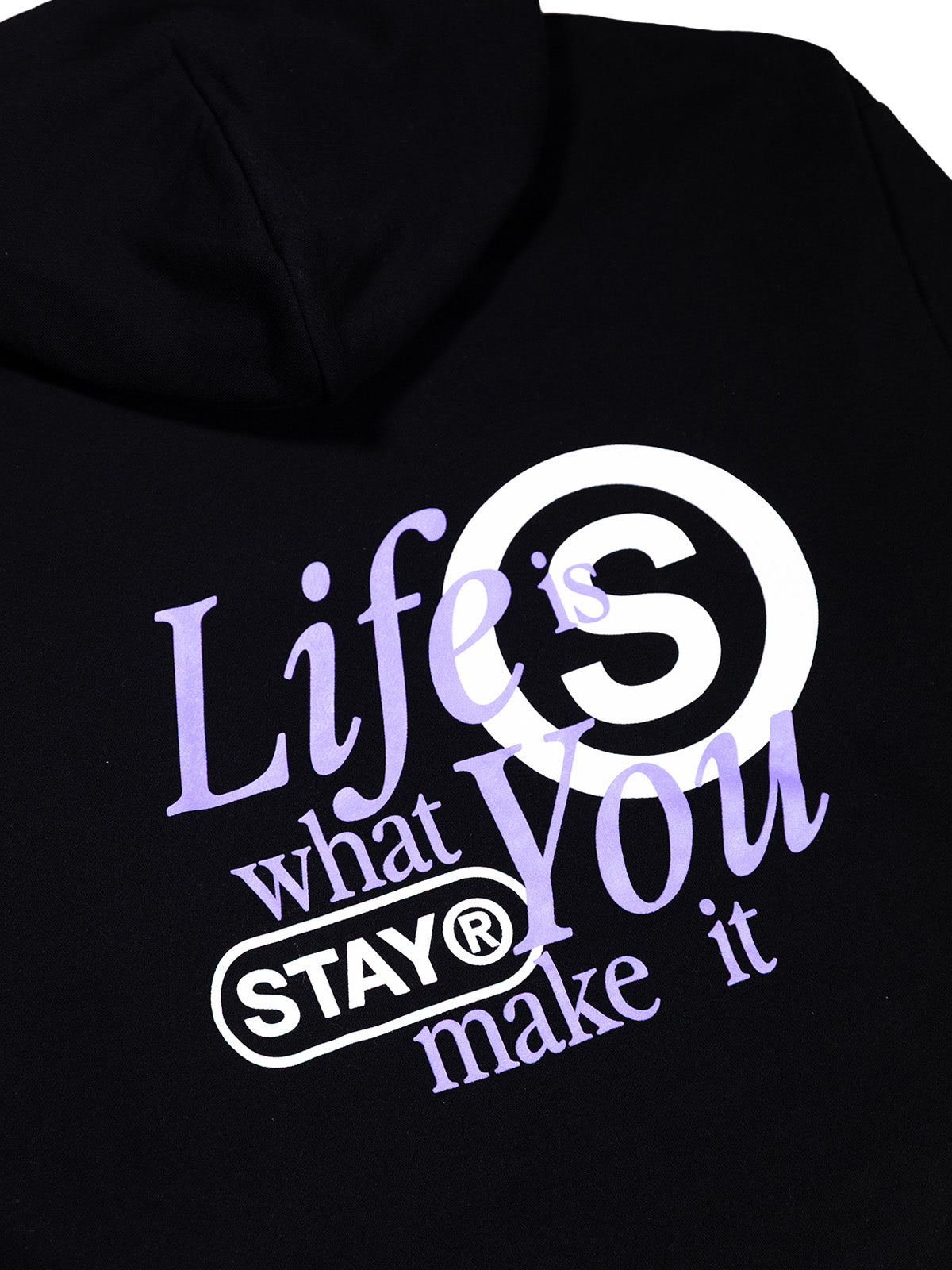 Life Is What You Make It Hoodie - Black