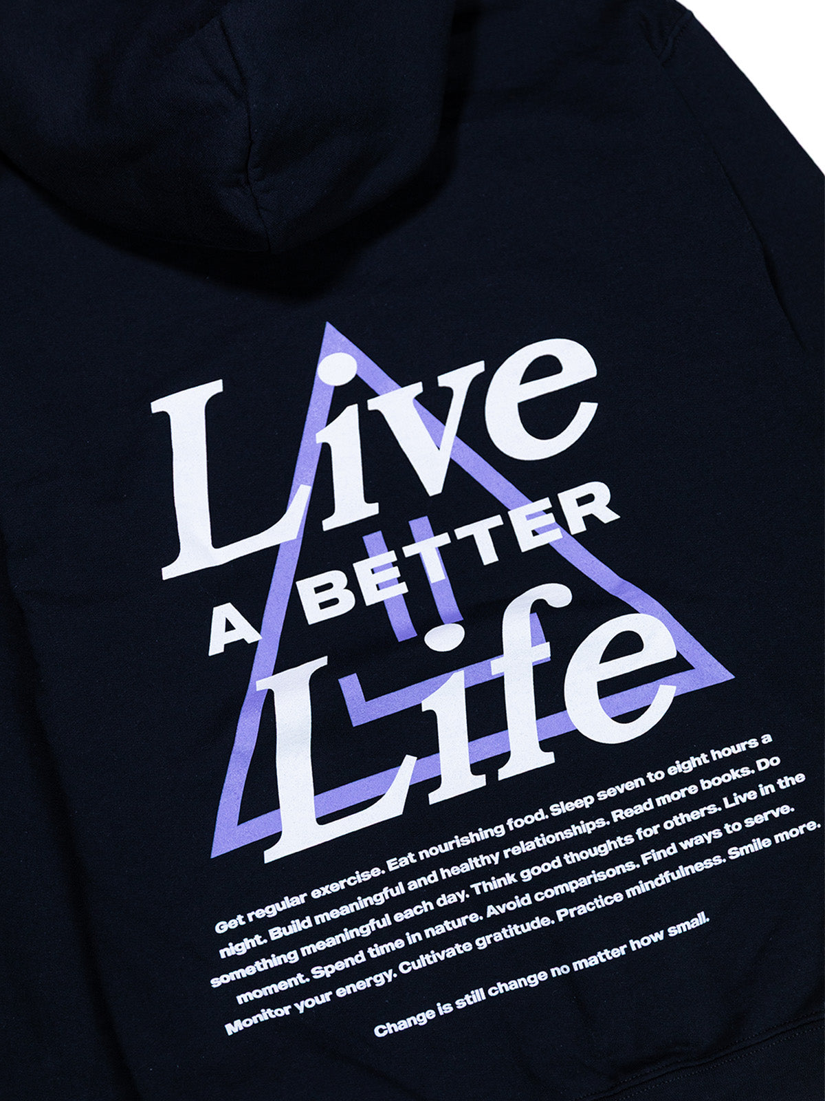 Live A Better Life Hoodie - Black