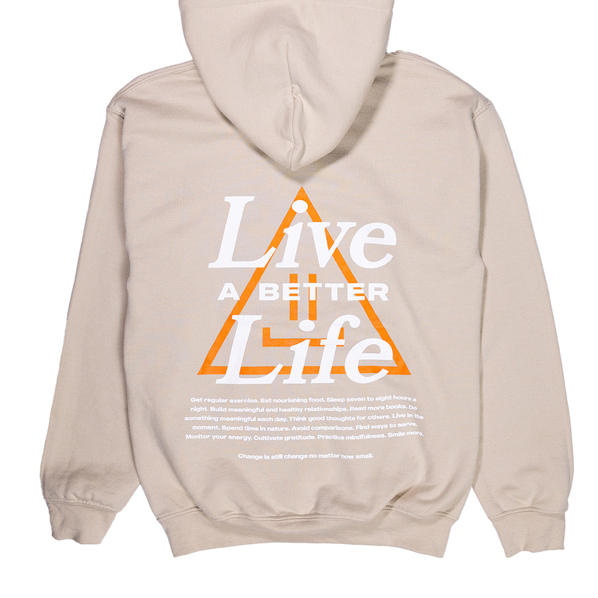 Pull up Grey Hoodie Live a Better Life Hoodie STAY WEAR