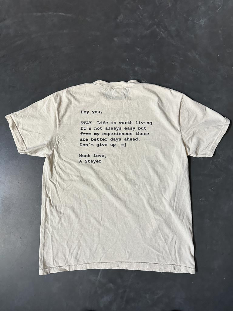 Note Tee - Ivory