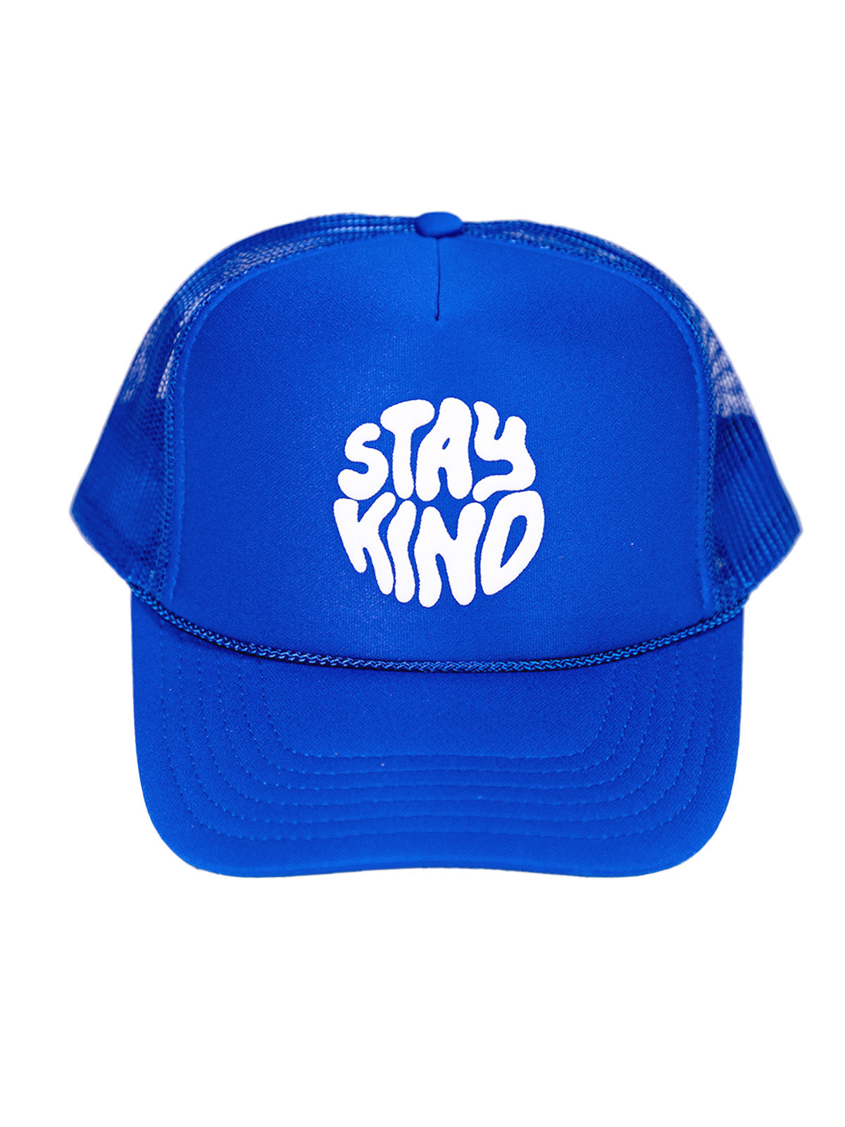 Stay Kind Remix Trucker Hat - Royal Blue