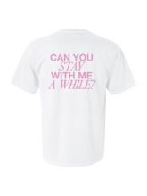 Stay With Me Tee - White