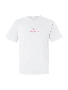 Stay With Me Tee - White
