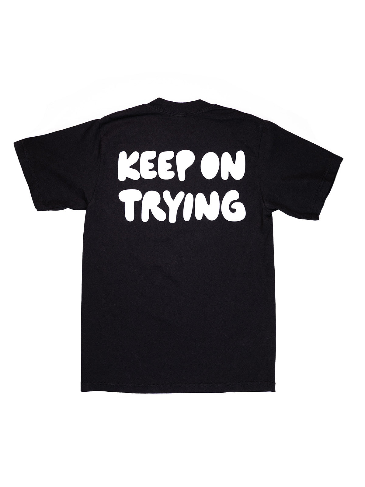 Keep On Trying Oversized Tee - Black
