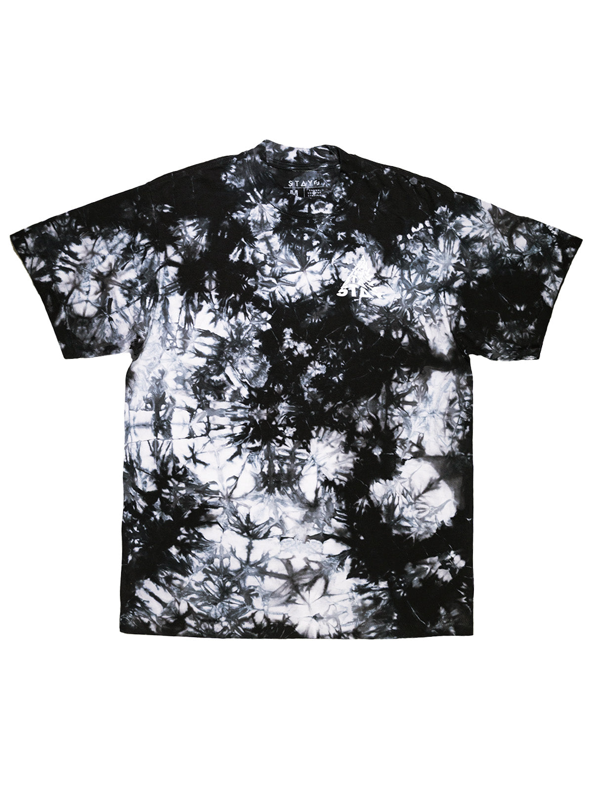 Trying Tie-Dye Oversized Tee - Black & White
