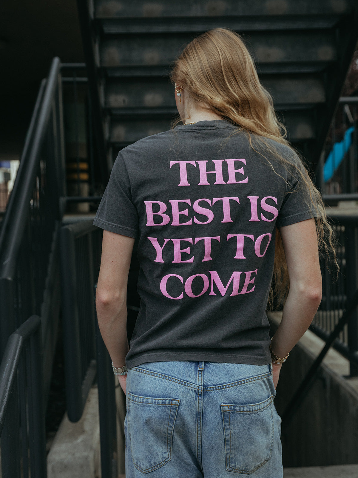 The Best Is Yet To Come Tee - Pepper