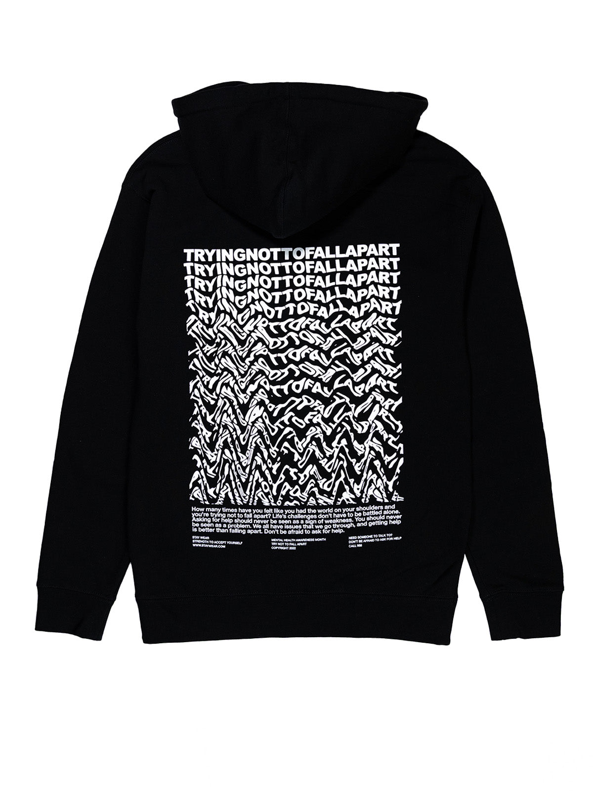 Trying Hoodie - Black