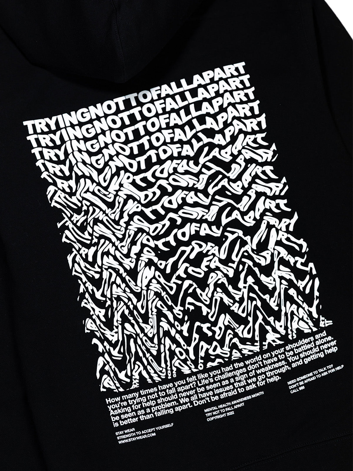 Trying Hoodie - Black
