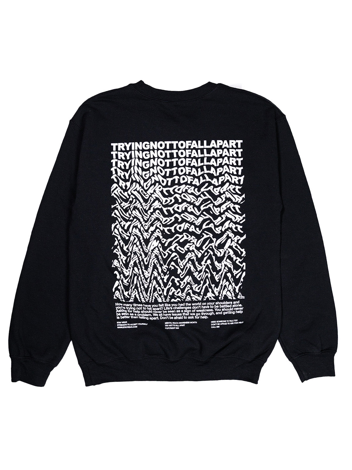 Trying Sweatshirt - Black